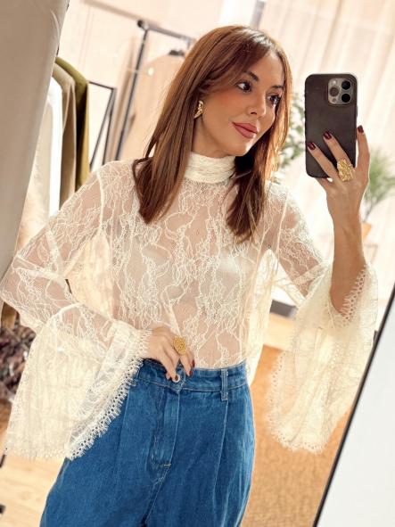 Camisa Reina Blanco  [0]