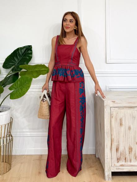 Conjunto Gina Burdeos