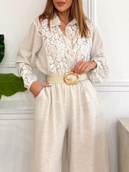 Camisa Cádiz Beige
