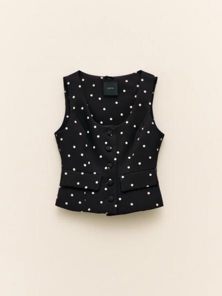 Chaleco Gabriela Negro 