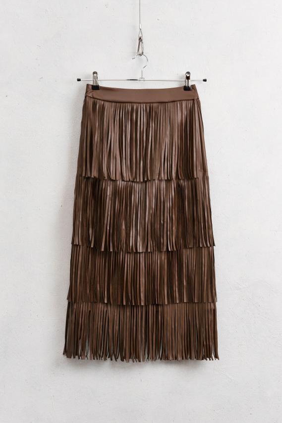 Falda Breiton Chocolate