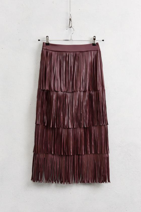 Falda Breiton Berenjena