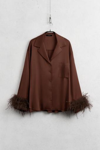 Camisa Liria Chocolate