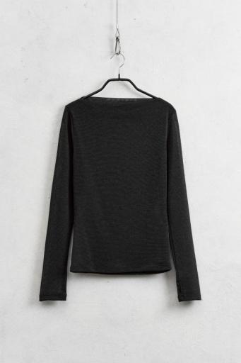 Camiseta Transparente Glitter Negro [0]