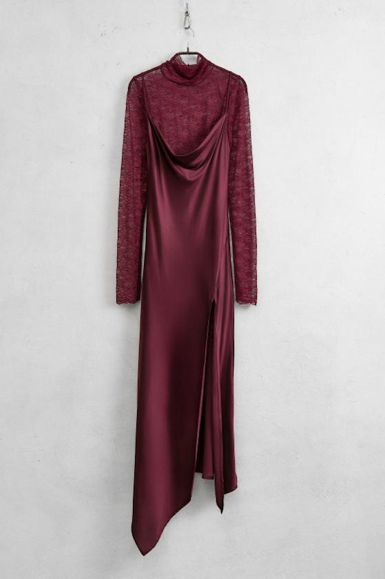 Vestido Luanne Burdeos