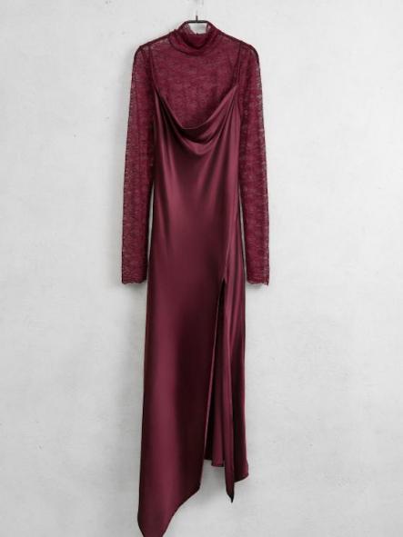 Vestido Luanne Burdeos