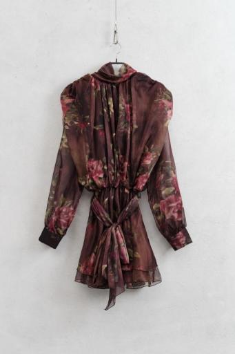 Vestido Osorno Burdeos