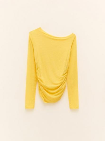 Top Glitter Amarillo