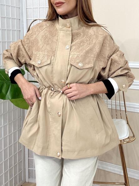 Gabardina Nuria Beige