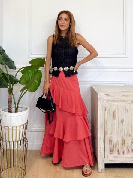 Falda Yuca Coral [0]