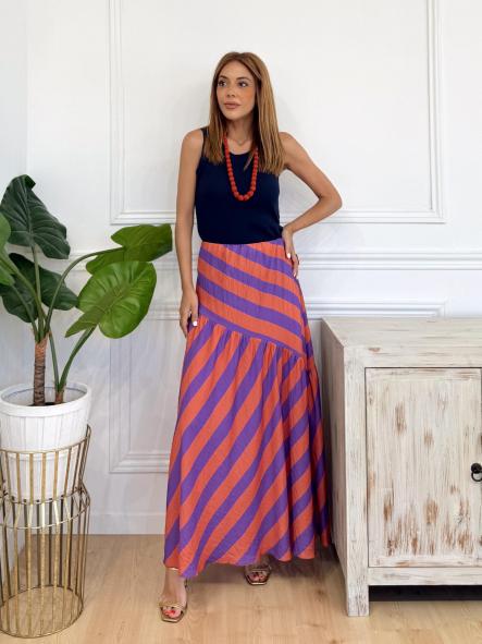 Falda Siava Morado