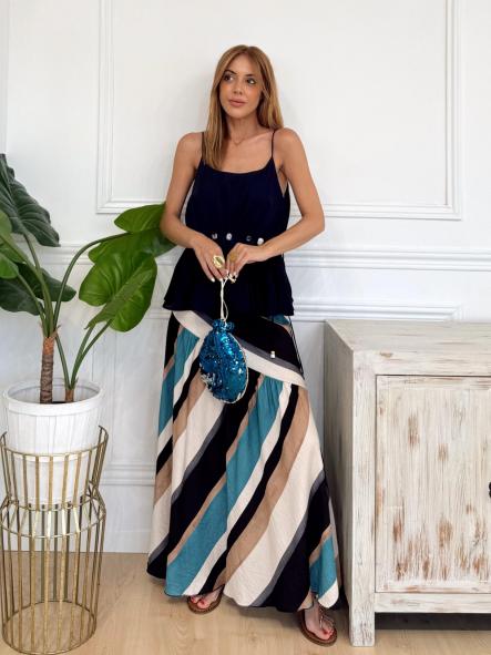 Falda Siava New Azul