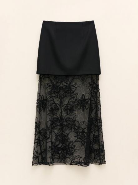 Falda Gabanna Negro