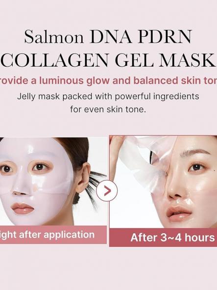 MEDICUBE Mascarilla de gel de colágeno ROSA SALMÓN PDRN 28 g [2]