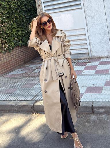Gabardina Julietta Beige