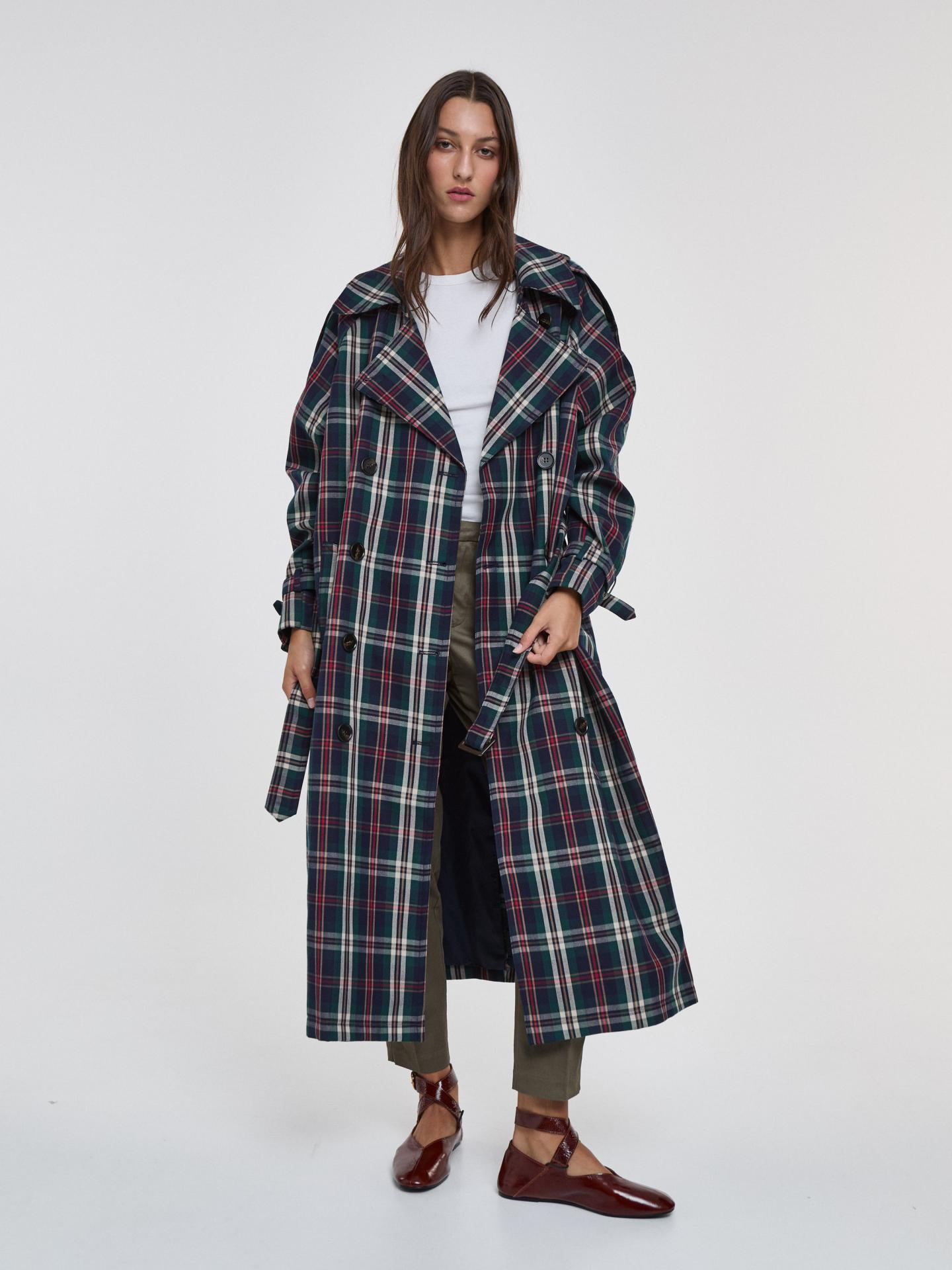 Gabardina Lilla Verde