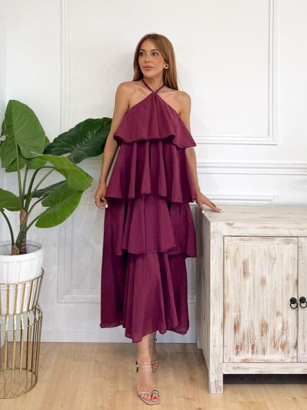 Vestido Vie Burdeos
