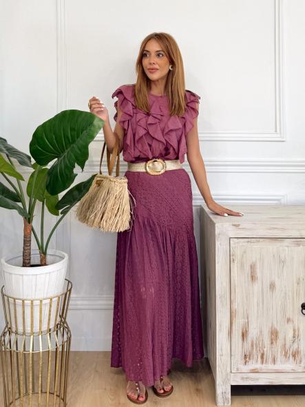 Falda Sisto Morado [0]