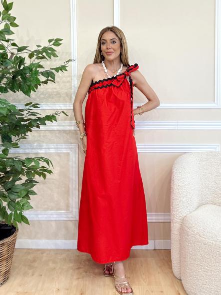 Vestido Filipa Rojo