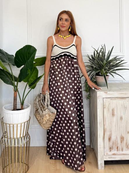 Vestido Sania Marrón 