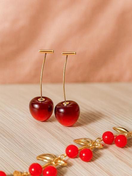 Pendientes Cereza Larga [0]