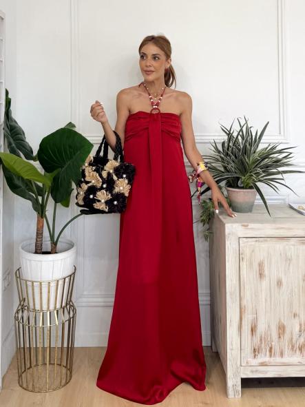 Vestido Avenie Burdeos [0]