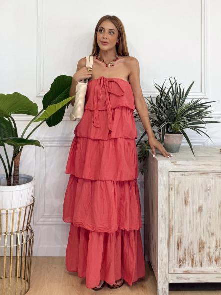 Vestido Kaila Coral [0]