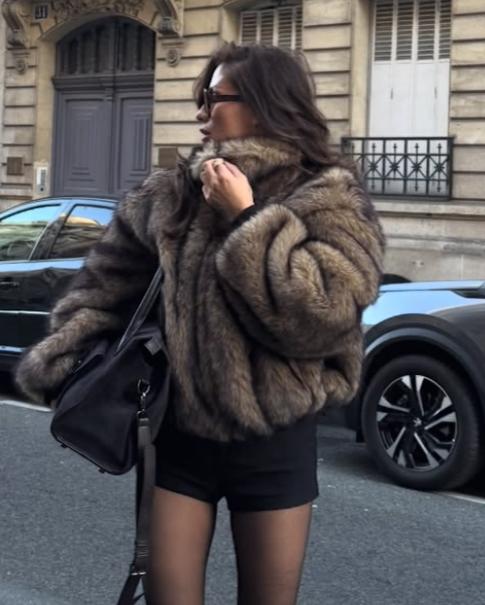 Abrigo Leire Marrón