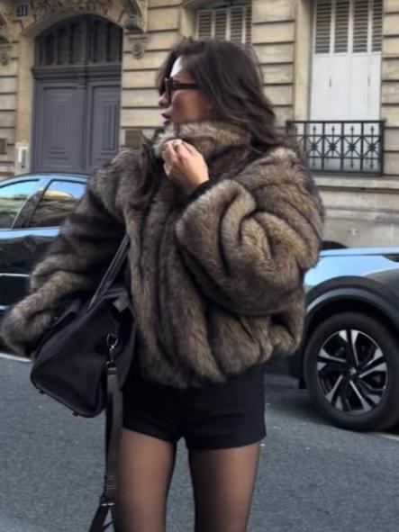 Abrigo Leire Marrón