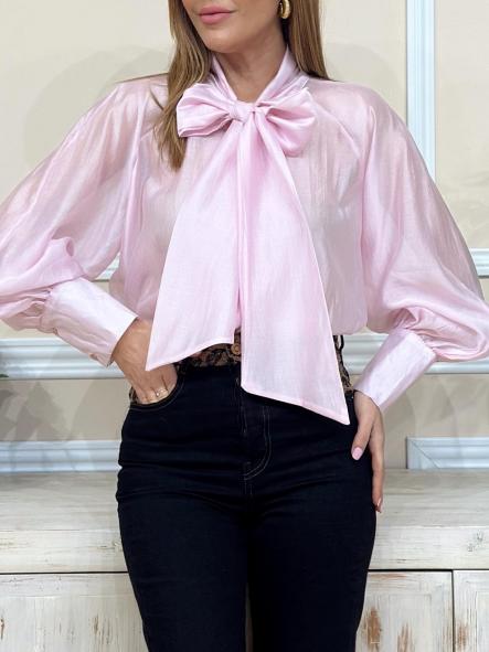 Blusa Gasa Rosa