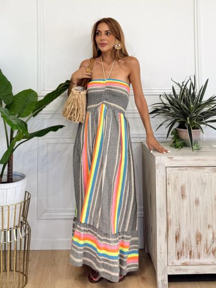 Vestido Flúor Multicolor