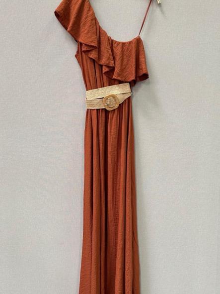 Vestido Azteca Teja