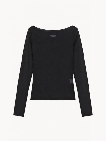 Camiseta Ligerie Negro [1]