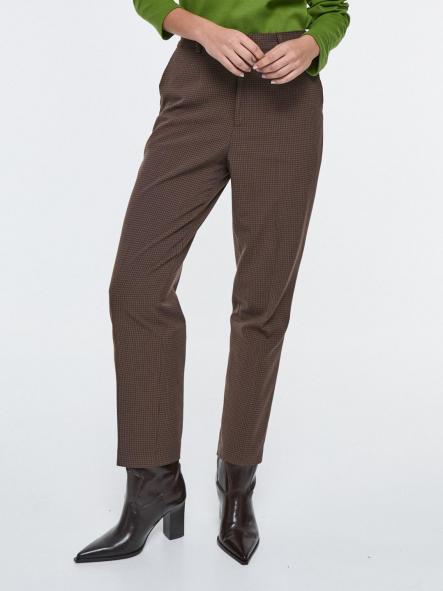 Pantalón Cuadros Marrón