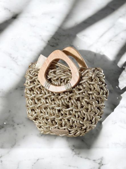 Bolso Asa Dorado [0]