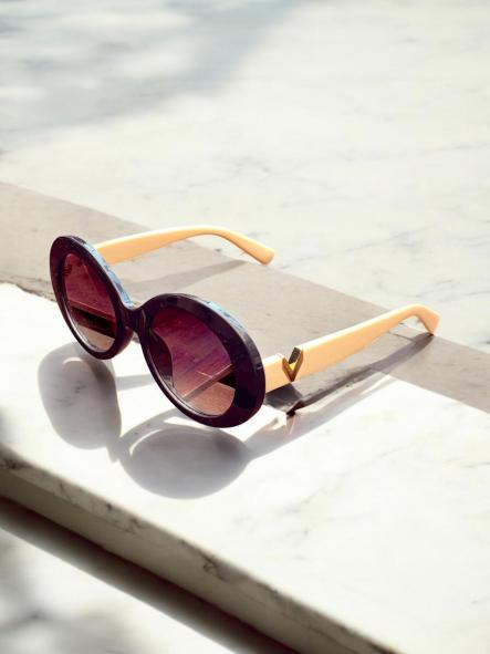 Gafas Ovalada Azul