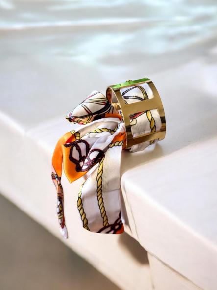 Brazalete Lazo Beige