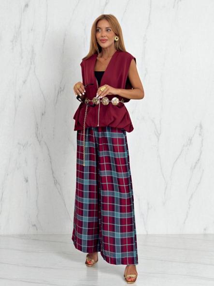 Pantalon Lúa Burdeos
