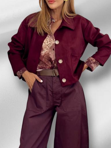 Chaqueta Soffie Burdeos