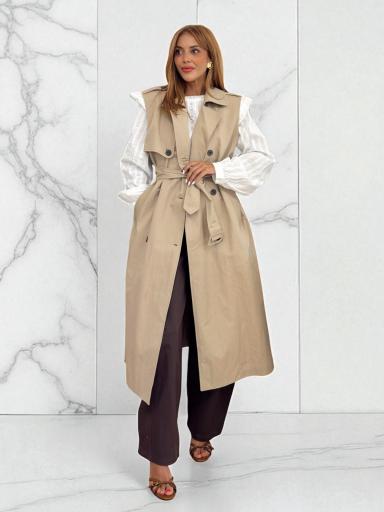 Gabardina Ámala Beige