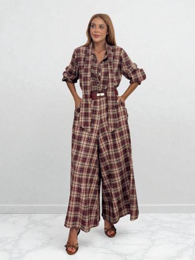 Pantalón Culotte Odette Burdeos  [0]
