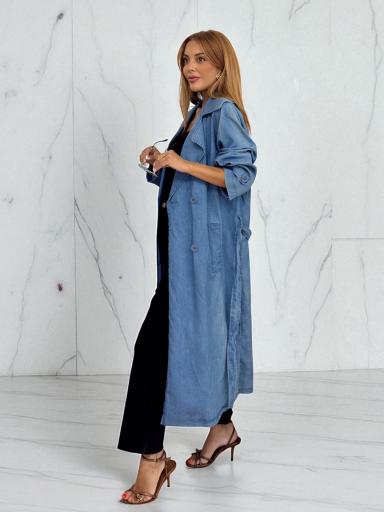 Gabardina Zala Denim Claro [0]
