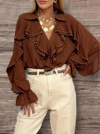 Camisa Leonora Camel