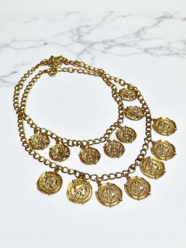 Collar Monedas Doble