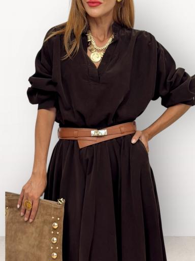 Camisa Adoba Pana Chocolate [0]