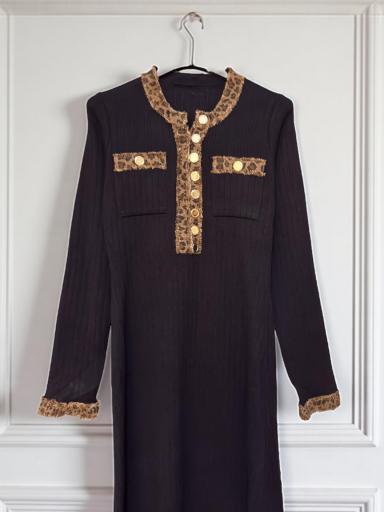 Vestido Leopard Negro [1]