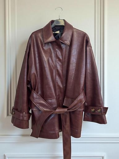 Chaquetón Amelie Burdeos [0]