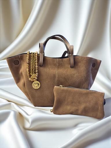 Bolso Serraje Topo [0]