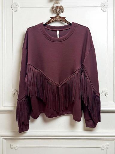 Sudadera Clout Berenjena [0]