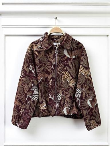 Chaqueta - Bomber Saló Burdeos [0]